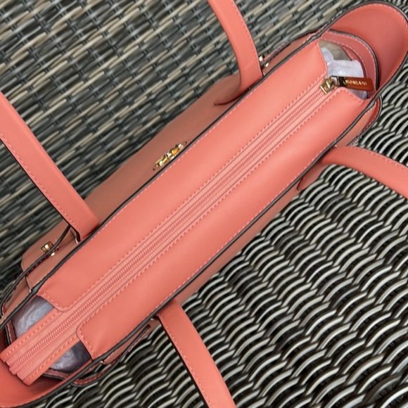 Michael Kors Carmen Large Leather NS Tote Sherbert - Picture 7 of 15